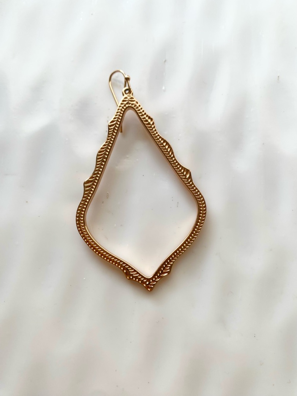 Kendra Scott SINGLE Rose Gold  Sophee Teardrop  Earring - Picture 3 of 5